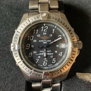 Breitling Colt Ocean Quartz A64050 Barely Worn!!
